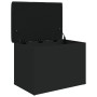 Schwarze Aufbewahrungsbank aus Holzwerkstoff, 62 x 42 x 45 cm von , Bänke für Hallen und Lager - Ref: Foro24-835041, Preis: 7...