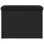 Banco con almacenaje madera de ingeniería negro 62x42x45 cm de , Bancos para recibidores y almacenamiento - Ref: Foro24-83504...