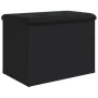 Schwarze Aufbewahrungsbank aus Holzwerkstoff, 62 x 42 x 45 cm von , Bänke für Hallen und Lager - Ref: Foro24-835041, Preis: 6...
