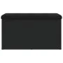 Banco con almacenaje madera de ingeniería negro 82x42x45 cm de , Bancos para recibidores y almacenamiento - Ref: Foro24-83504...