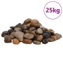 Polierte Kieselsteine, gemischte Farben, 25 kg, 2–5 cm von , Aquariumdekoration - Ref: Foro24-3217195, Preis: 54,16 €, Rabatt: %