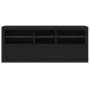 Sideboard with LED lights black 162x37x67 cm by , Sideboards - Ref: Foro24-3208996, Price: 201,76 €, Discount: %