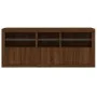 Sideboard mit LED-Leuchten, braune Eiche, 162 x 37 x 67 cm von , Sideboards - Ref: Foro24-3209001, Preis: 215,94 €, Rabatt: %