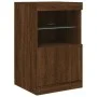 Sideboard mit LED-Leuchten, braune Eiche, 162 x 37 x 67 cm von , Sideboards - Ref: Foro24-3209001, Preis: 215,94 €, Rabatt: %