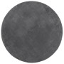 HUARTE anthracite washable soft short pile rug Ø 120 cm by , Rugs - Ref: Foro24-375010, Price: 56,81 €, Discount: %