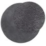 HUARTE anthracite washable soft short pile rug Ø 120 cm by , Rugs - Ref: Foro24-375010, Price: 55,65 €, Discount: %