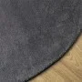 HUARTE anthracite washable soft short pile rug Ø 200 cm by , Rugs - Ref: Foro24-375012, Price: 110,05 €, Discount: %