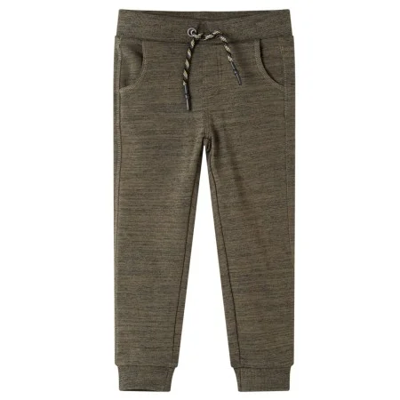 Children's sweatpants dark khaki mélange 92 by , kids pants - Ref: Foro24-13229, Price: 10,90 €, Discount: %
