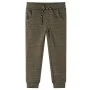 Children's sweatpants dark khaki mélange 92 by , kids pants - Ref: Foro24-13229, Price: 10,90 €, Discount: %