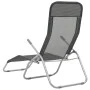 Folding sun loungers 2 units anthracite gray textilene by vidaXL, Loungers - Ref: Foro24-44340, Price: 126,92 €, Discount: %