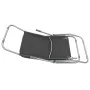 Folding sun loungers 2 units anthracite gray textilene by vidaXL, Loungers - Ref: Foro24-44340, Price: 126,92 €, Discount: %