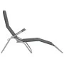 Folding sun loungers 2 units anthracite gray textilene by vidaXL, Loungers - Ref: Foro24-44340, Price: 126,92 €, Discount: %