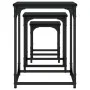 Stackable coffee tables 3 pieces black engineered wood by , Coffee table - Ref: Foro24-838923, Price: 41,54 €, Discount: %