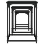 Stapelbare Couchtische, 3 Stück, schwarzes Holzwerkstoff von , Couchtisch - Ref: Foro24-838923, Preis: 41,94 €, Rabatt: %