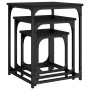 Stackable coffee tables 3 pieces black engineered wood by , Coffee table - Ref: Foro24-838923, Price: 41,94 €, Discount: %