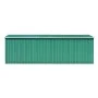 Gartenhaus aus grünem Metall 257x580x181 cm von vidaXL, Schuppen - Ref: Foro24-143352, Preis: 649,98 €, Rabatt: %