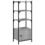 Sonoma gray engineered wood 3-shelf bookcase 41x30x109.5cm by , Bookcases and shelves - Ref: Foro24-839001, Price: 49,30 €, D...