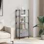 Sonoma gray engineered wood 3-shelf bookcase 41x30x109.5cm by , Bookcases and shelves - Ref: Foro24-839001, Price: 49,92 €, D...