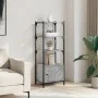 Sonoma gray engineered wood 3-shelf bookcase 41x30x109.5cm by , Bookcases and shelves - Ref: Foro24-839001, Price: 49,30 €, D...