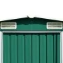 Gartenhaus aus grünem Metall 257x580x181 cm von vidaXL, Schuppen - Ref: Foro24-143352, Preis: 649,98 €, Rabatt: %