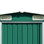 Gartenhaus aus grünem Metall 257x580x181 cm von vidaXL, Schuppen - Ref: Foro24-143352, Preis: 661,54 €, Rabatt: %
