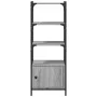 Sonoma gray engineered wood 3-shelf bookcase 41x30x109.5cm by , Bookcases and shelves - Ref: Foro24-839001, Price: 49,30 €, D...