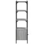Sonoma gray engineered wood 3-shelf bookcase 41x30x109.5cm by , Bookcases and shelves - Ref: Foro24-839001, Price: 49,30 €, D...
