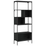 Bookcase with 5 shelves black engineered wood 76x33x188.5 cm by , Bookcases and shelves - Ref: Foro24-839003, Price: 108,63 €...