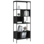 Bookcase with 5 shelves black engineered wood 76x33x188.5 cm by , Bookcases and shelves - Ref: Foro24-839003, Price: 108,63 €...