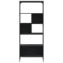 Librería 5 estantes madera de ingeniería negro 76x33x188,5 cm de , Librerías y estanterías - Ref: Foro24-839003, Precio: 106,...