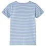 Kinder-T-Shirt mit leuchtend mintfarbenem Streifenmuster 116 von , Kinder-T-Shirts - Ref: Foro24-10931, Preis: 8,41 €, Rabatt: %