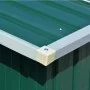 Gartenhaus aus grünem Metall 257x580x181 cm von vidaXL, Schuppen - Ref: Foro24-143352, Preis: 649,98 €, Rabatt: %