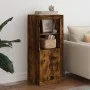 Sideboard mit LED-Leuchten, geräucherte Eiche, 41 x 37 x 100 cm von , Sideboards - Ref: Foro24-836648, Preis: 73,76 €, Rabatt: %