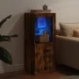Sideboard with LED lights smoked oak 41x37x100 cm by , Sideboards - Ref: Foro24-836648, Price: 72,55 €, Discount: %