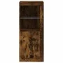 Sideboard with LED lights smoked oak 41x37x100 cm by , Sideboards - Ref: Foro24-836648, Price: 72,55 €, Discount: %