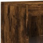 Sideboard with LED lights smoked oak 41x37x100 cm by , Sideboards - Ref: Foro24-836648, Price: 74,78 €, Discount: %