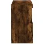 Sideboard with LED lights smoked oak 81x37x67 cm by , Sideboards - Ref: Foro24-836662, Price: 76,64 €, Discount: %
