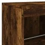Sideboard mit LED-Leuchten, geräucherte Eiche, 81 x 37 x 67 cm von , Sideboards - Ref: Foro24-836662, Preis: 76,64 €, Rabatt: %