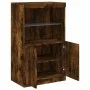 Sideboard mit LED-Leuchten, geräucherte Eiche, 60,5 x 37 x 100 cm von , Sideboards - Ref: Foro24-836669, Preis: 73,28 €, Raba...