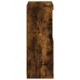 Sideboard with LED lights smoked oak 60.5x37x100 cm by , Sideboards - Ref: Foro24-836669, Price: 75,32 €, Discount: %