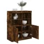 Sideboard mit LED-Leuchten, geräucherte Eiche, 81 x 37 x 100 cm von , Sideboards - Ref: Foro24-836676, Preis: 114,89 €, Rabat...