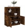 Sideboard mit LED-Leuchten, geräucherte Eiche, 81 x 37 x 100 cm von , Sideboards - Ref: Foro24-836676, Preis: 116,72 €, Rabat...