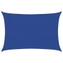 Toldo de vela rectangular HDPE azul 160 g/m² 3x5 m