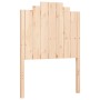 Single bed frame with solid wood headboard by , Beds and slatted bases - Ref: Foro24-3194141, Price: 102,23 €, Discount: %