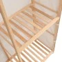 Armario de ropa de 3 niveles 110x40x170 cm de vidaXL, Armarios roperos - Ref: Foro24-247108, Precio: 125,60 €, Descuento: %
