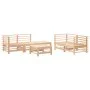 Juego de muebles de jardín 6 piezas madera maciza de pino de , Conjuntos de jardín - Ref: Foro24-3186200, Precio: 329,81 €, D...