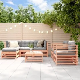 Juego de muebles de jardín 7 pzas madera maciza abeto Douglas von , Gartensets - Ref: Foro24-3186240, Preis: 424,53 €, Rabatt: %