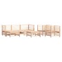 Juego de muebles de jardín 7 piezas madera maciza de pino by , Garden sets - Ref: Foro24-3186235, Price: 415,54 €, Discount: %
