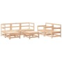 Juego de muebles de jardín 7 piezas madera maciza de pino by , Garden sets - Ref: Foro24-3186242, Price: 400,40 €, Discount: %