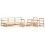Juego de muebles de jardín 7 piezas madera maciza de pino de , Conjuntos de jardín - Ref: Foro24-3186249, Precio: 395,77 €, D...